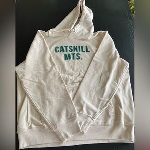 J. Crew French terry cotton Catskill Mountains hoodie